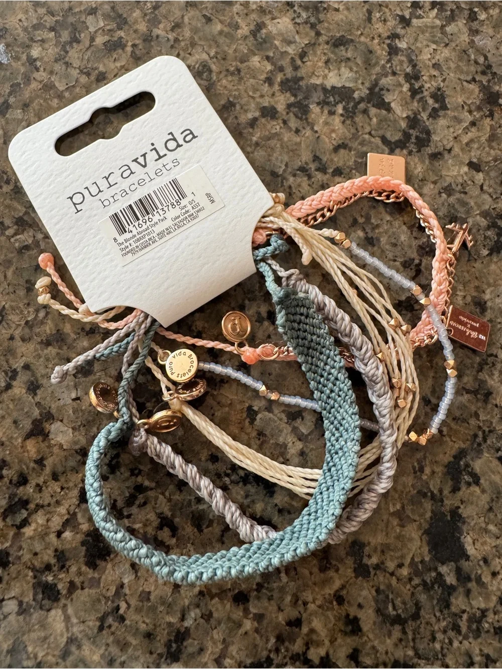 Pura Vida x Blonde Abroad Travel Bracelet Set – Rare & Discontinued – New